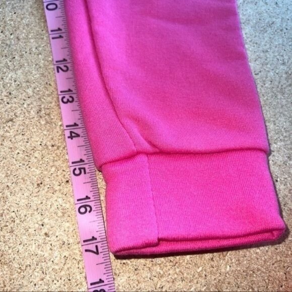 Pink Hoodie & Sweatpants Set Girls XL See-No-Evil Monkey Prints Comfortable Loun - Picture 15 of 15